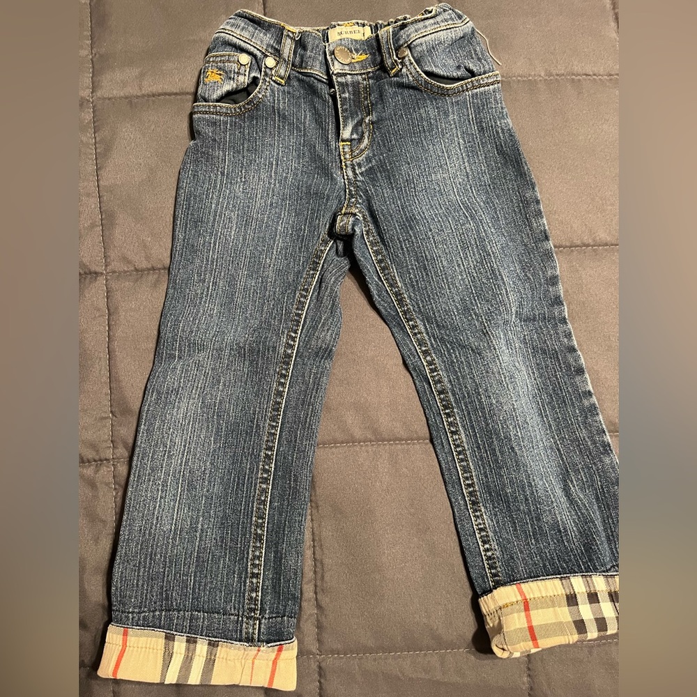Burberry vintage trim denim jeans 3y